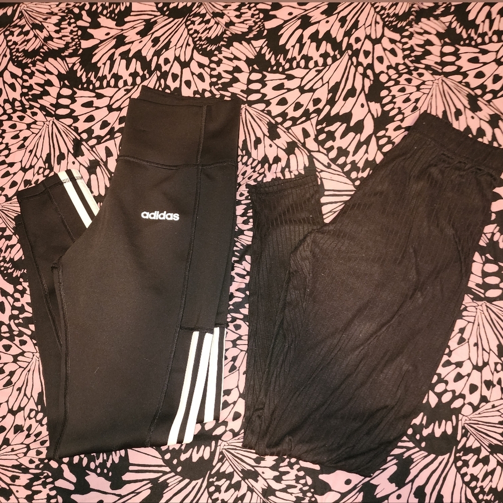 Adidas & Black Leggings